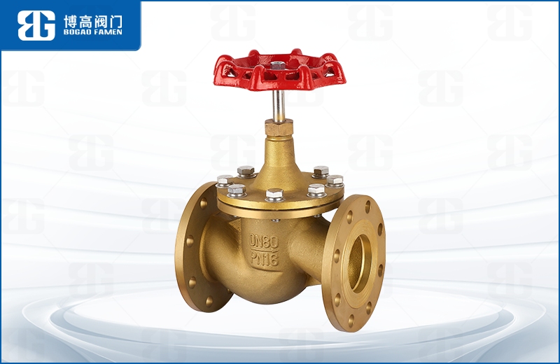 黃(huang)銅法蘭截止閥(fa)