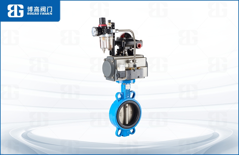 氣動對(duì)夾中線(xian)蝶閥