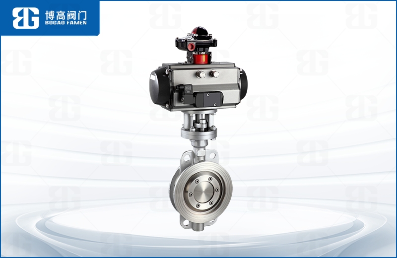 氣(qi)動硬密(mì)封對夾(jia)蝶閥